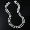Wholesale Jewelry Hiphop Style Alloy Necklace With Geometric Pattern And Diamond Design