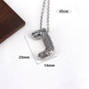 Wholesale Jewelry Hiphop Style Copper Alloy Cross Pendant Water Wave Chain Necklace With Letter Pattern And Electroplating Process
