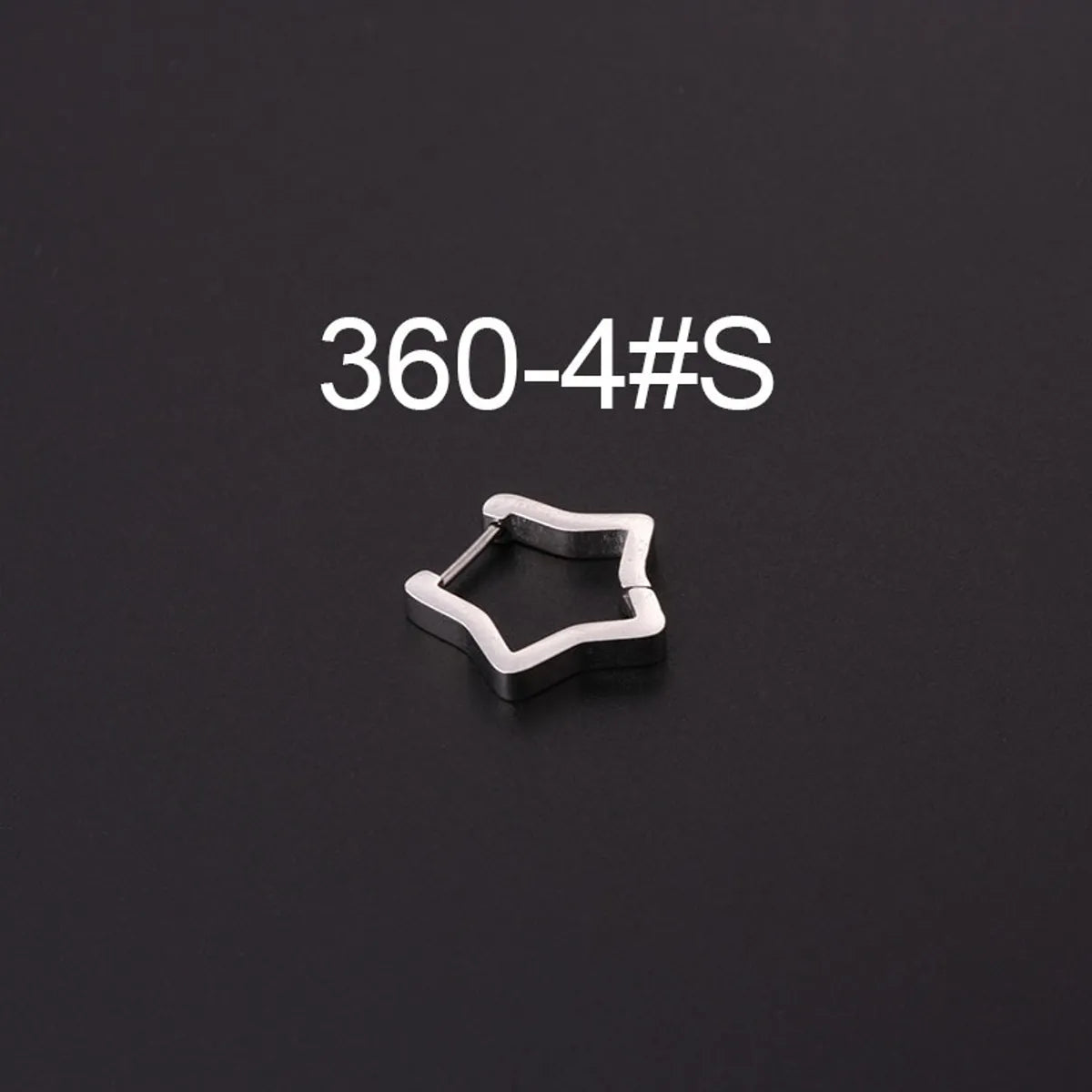 Ear Cartilage Rings & Studs Fashion Geometric 316 Stainless Steel  Plating