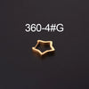 Ear Cartilage Rings & Studs Fashion Geometric 316 Stainless Steel  Plating