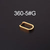 Ear Cartilage Rings & Studs Fashion Geometric 316 Stainless Steel  Plating