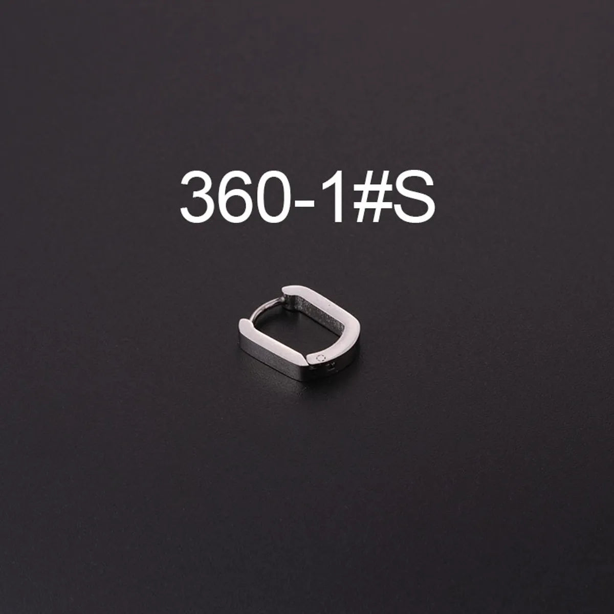 Ear Cartilage Rings & Studs Fashion Geometric 316 Stainless Steel  Plating