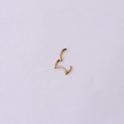 Wholesale Jewelry Hollow Moon Drop Shape Stainless Steel Nose Ring Gooddiy