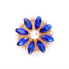 Wholesale Jewelry Horse Eye Pearl Flower Zinc Alloy Electroplated Accessories