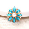 Wholesale Jewelry Horse Eye Pearl Flower Zinc Alloy Electroplated Accessories
