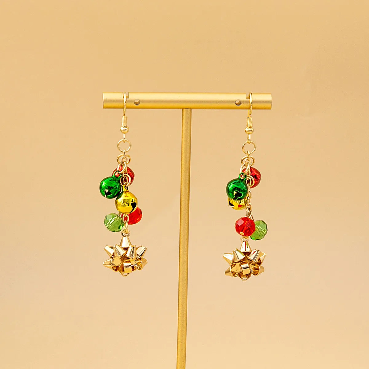 1 Pair Ig Style Bell Chain Alloy Drop Earrings