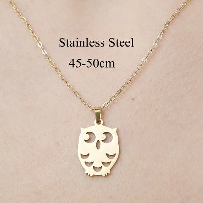 Wholesale Jewelry IG Style Casual  Palm Tree 201 Stainless Steel 18K Gold Plated Polishing Hollow Out Pendant Necklace