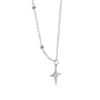 Wholesale Jewelry IG Style Casual Simple Style Star Titanium Steel Polishing Pendant Necklace