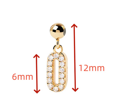 Wholesale Jewelry IG Style Modern Style Classic Style Number Sterling Silver Plating