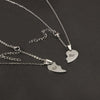 Wholesale Jewelry Romantic IG Style Customization Laser Engraving Heart Shape 304 Stainless Steel Plating Pendant Necklace Cable Chain