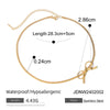 Wholesale Jewelry IG Style Simple Style Bow Knot 304 Stainless Steel 18K Gold Plated Bracelets Earrings Necklace