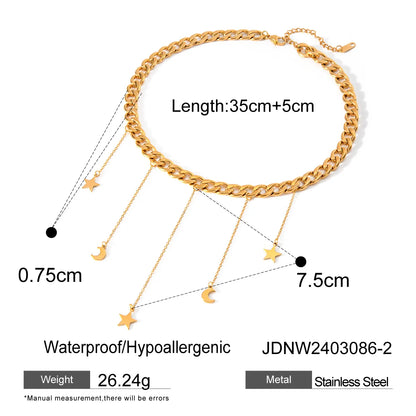 Wholesale Jewelry IG Style Simple Style Butterfly 304 Stainless Steel 18K Gold Plated Plating Choker