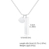Wholesale Jewelry IG Style Simple Style Geometric 201 Stainless Steel 18K Gold Plated Cable Chain Pendant Necklace