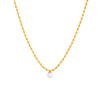 Wholesale Jewelry IG Style Simple Style Geometric 316L Stainless Steel  Freshwater Pearl 18K Gold Plated Necklace