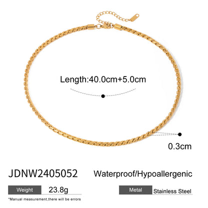 Wholesale Jewelry IG Style Simple Style Solid Color 304 Stainless Steel Bracelets Necklace