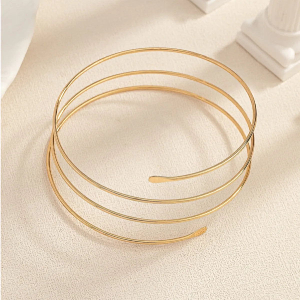 Wholesale Jewelry IG Style Simple Style Solid Color Alloy Arm Bracelet