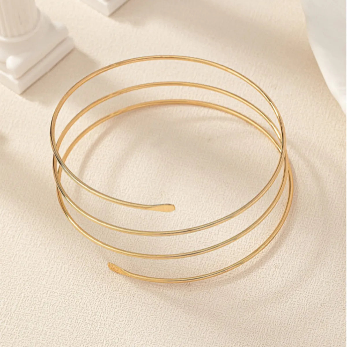 Wholesale Jewelry IG Style Simple Style Solid Color Alloy Arm Bracelet