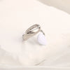 Wholesale Jewelry IG Style Simple Style Star Oval Wings 304 Stainless Steel 18K Gold Plated Enamel Open Rings