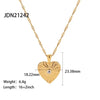 Wholesale Jewelry IG Style Simple Style Sun Star Moon 304 Stainless Steel Zircon Toggle Inlay Pendant Necklace