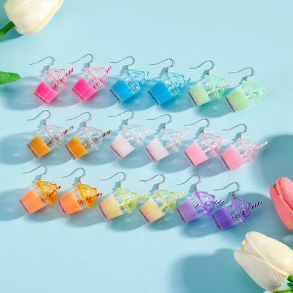 Wholesale Jewelry Ig Style Sweet Ice Cream Plastic Resin Drop Earrings