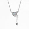 Wholesale Jewelry Ins Cold Style Light Luxury Star Tassel Love Moon Planet Copper Necklace With Zirconia And O Chain