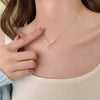 Wholesale Jewelry Ins Style Elegant Heart Shape Flower Bow Knot Imitation Pearl Alloy Necklace