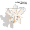 Wholesale Jewelry Ins Style Iron Dripping Oil Geometric Fivepetal Flower And Starfish Ring Electroplated