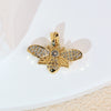 Wholesale Jewelry Insect Bee Copper Electroplated Pendant