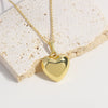 Wholesale Jewelry Joker Style Heart Shape Copper Ochain Pendant Necklace With Electroplating