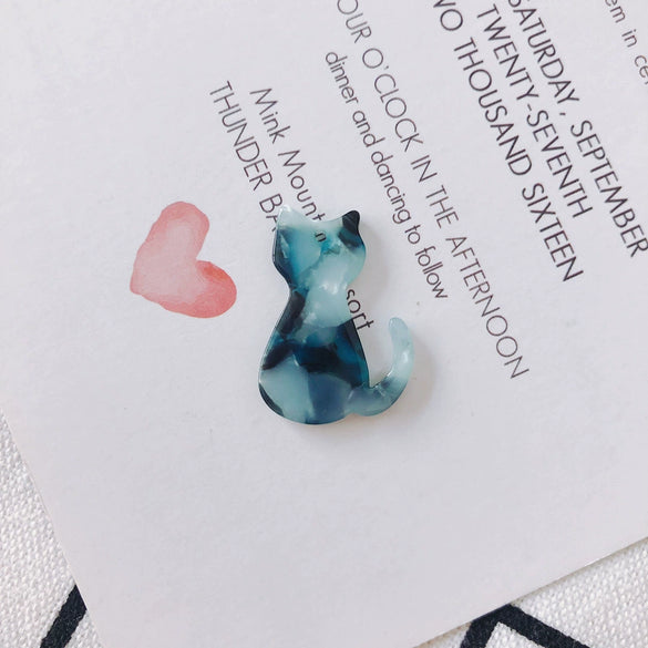 Wholesale Jewelry Kitten Plastic Resin Epoxy Handmade Earrings Pendant Accessories