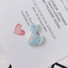 Wholesale Jewelry Kitten Plastic Resin Epoxy Handmade Earrings Pendant Accessories