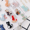 Wholesale Jewelry Kitten Plastic Resin Epoxy Handmade Earrings Pendant Accessories