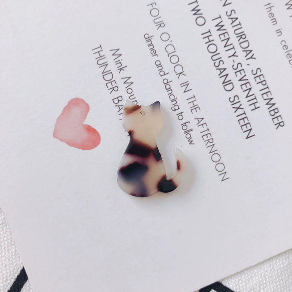 Wholesale Jewelry Kitten Plastic Resin Epoxy Handmade Earrings Pendant Accessories
