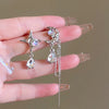 Wholesale Jewelry Lady Bow Knot Alloy Tassel Plating Drop Earrings