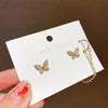 Wholesale Jewelry Lady Bow Knot Alloy Tassel Plating Drop Earrings