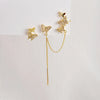 Wholesale Jewelry Lady Bow Knot Alloy Tassel Plating Drop Earrings