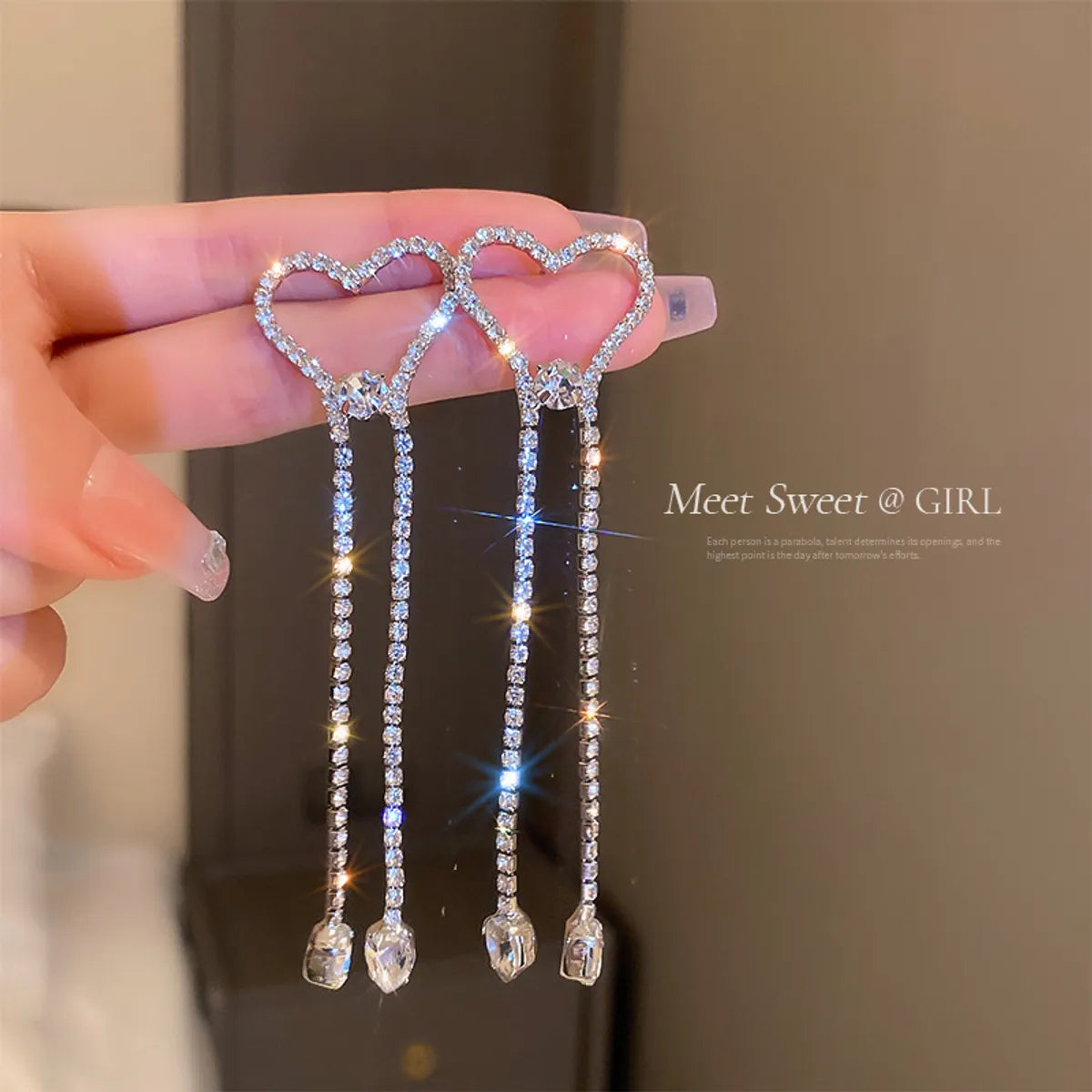 Wholesale Jewelry Lady Bow Knot Alloy Tassel Plating Drop Earrings