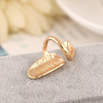 Wholesale Jewelry Lady Geometric Alloy Plating Open Rings