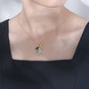Wholesale Jewelry Leaf Pattern 925 Sterling Silver Pendant Necklace For Women