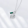 Wholesale Jewelry Leaf Pattern 925 Sterling Silver Pendant Necklace For Women