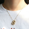 Wholesale Jewelry Letter Pendant Necklace Copper Brass Electroplating For Women