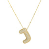 Wholesale Jewelry Letter Pendant Necklace Copper Brass Electroplating For Women