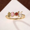 Wholesale Jewelry Light Luxury Geometric Copper Zircon Ring