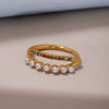 Wholesale Jewelry Light Luxury Geometric Stainless Steel 18K Gold Plated Ring For Women