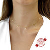Wholesale Jewelry Light Luxury Geometric Star 925 Silver Snake Bone Chain Necklace