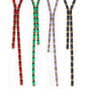 Wholesale Jewelry Light Luxury Geometric Titanium Steel Inlaid With Colorful Rectangular Zircon Necklace