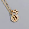 Wholesale Jewelry Light Luxury Ins Style S925 Sterling Silver Necklace With Letter Pendant And Cross Chain