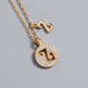 Wholesale Jewelry Light Luxury Ins Style S925 Sterling Silver Necklace With Letter Pendant And Cross Chain