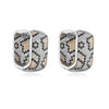 Wholesale Jewelry Light Luxury Snake Pattern Copper Zirconia Earrings Necklaces And Rings