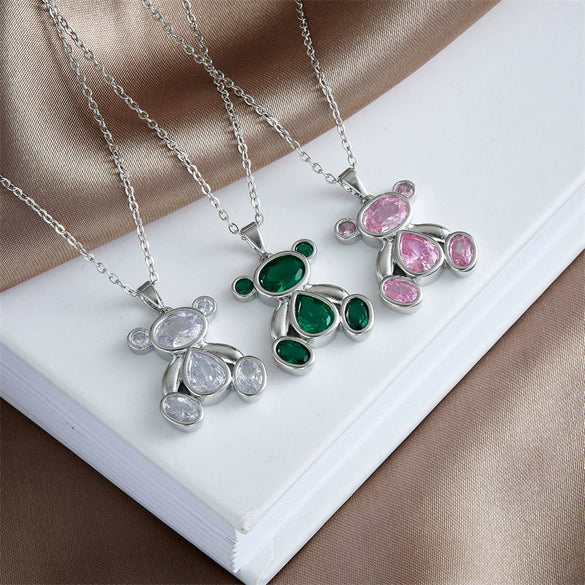 Wholesale Jewelry Light Luxury Style Copper Plated Animals Zodiac Pendant Necklace For Women